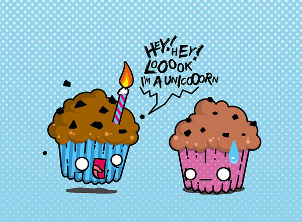 Unicorns Happy Birthday Cupcakes