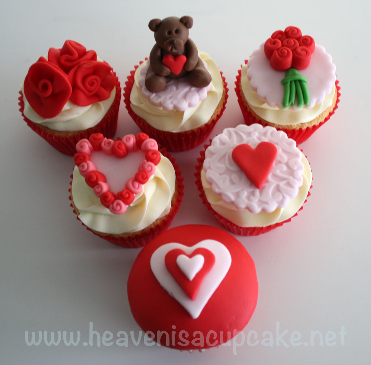 Valentine's Day Cupcake Bouquet