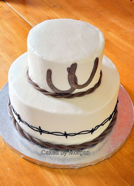 Western Theme Wedding Cake