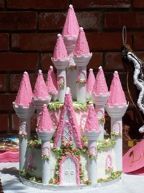 Wilton Princess Castle Birthday Cake