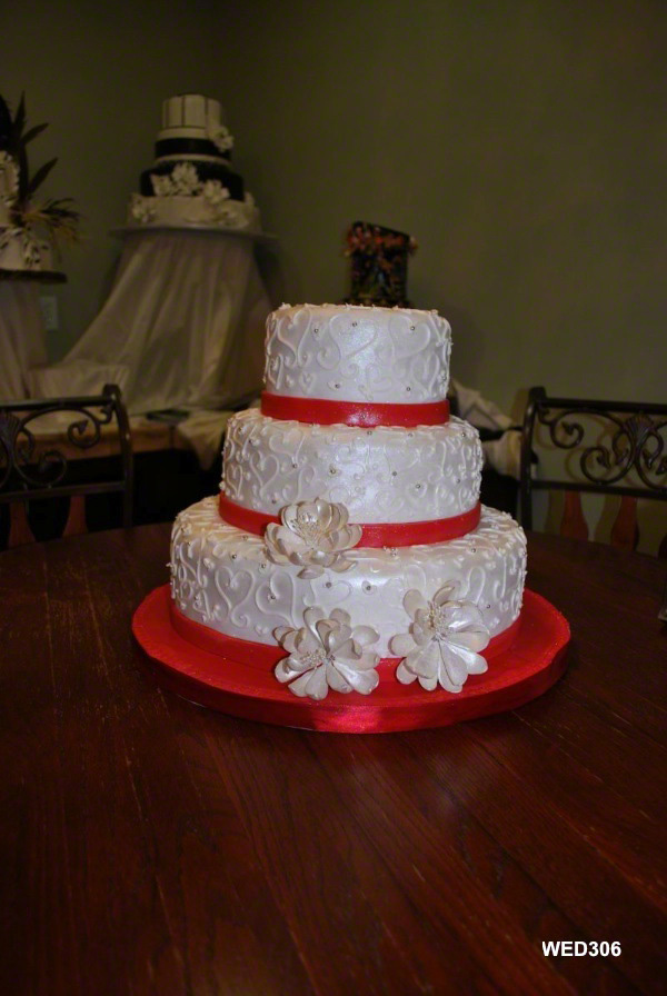 2 Tier Wedding Cake