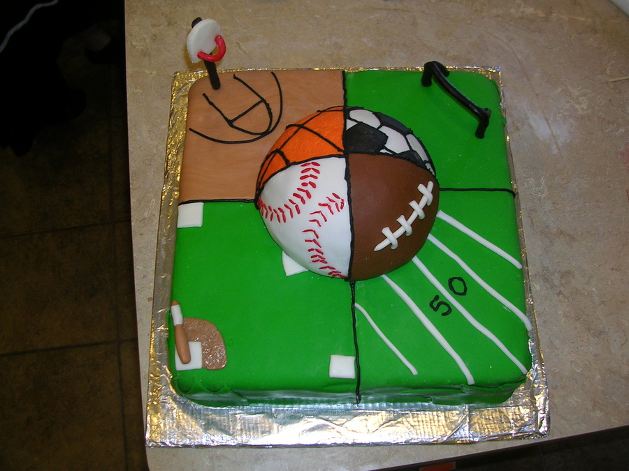 8 Photos of All Sports Birthday Cakes Girls