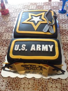 Army Promotion Cake Military