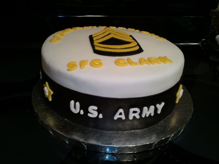 Army Promotion Cake