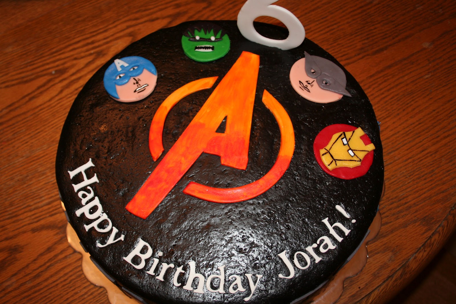 Avengers Cupcake Cake