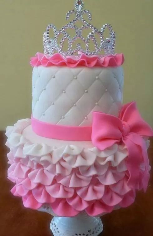 Baby Girl Princess Birthday Cake