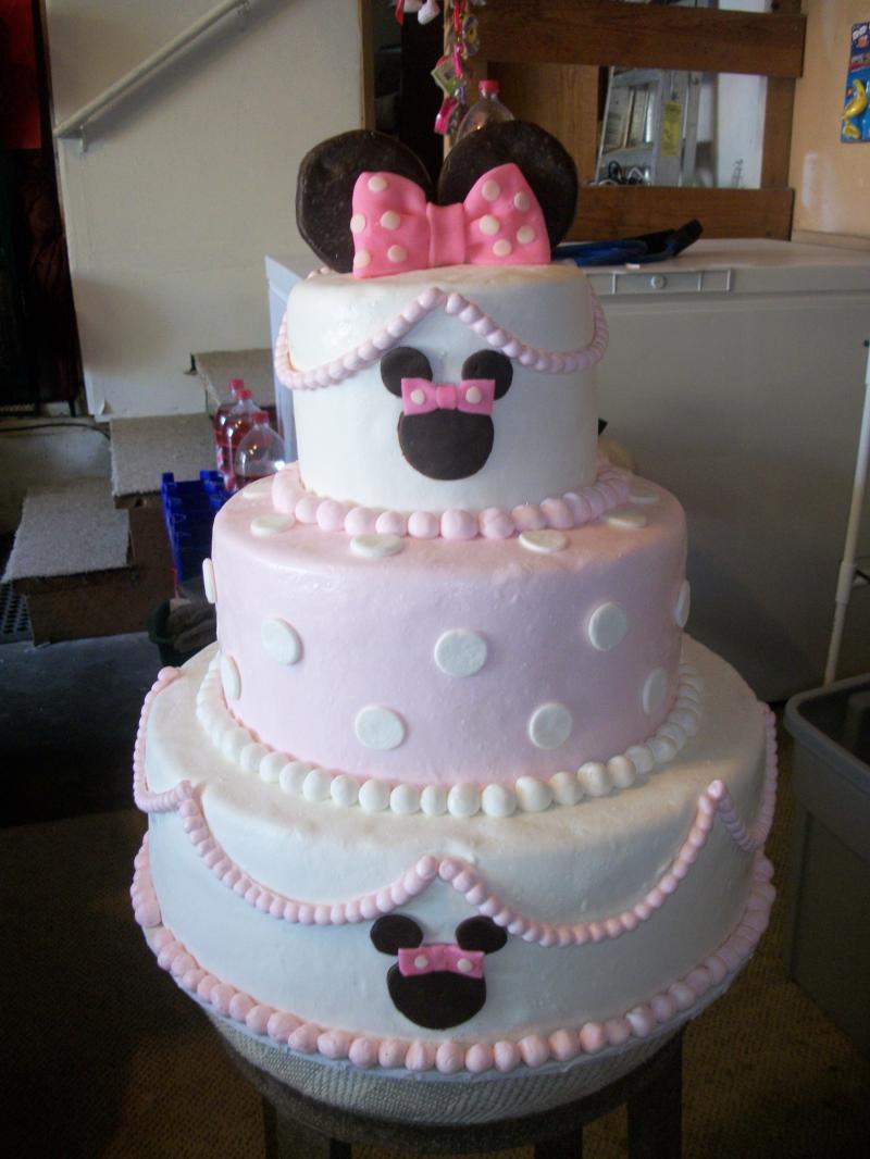 Baby Minnie Mouse Sheet Cake