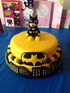 Batgirl Birthday Cake