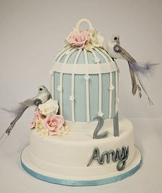 Bird Cage Birthday Cake