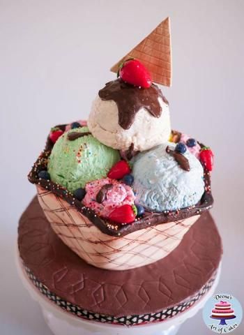 Birthday Cake Ice Cream Sundae