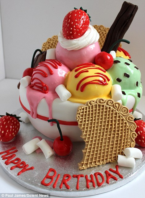 Birthday Cake Ice Cream Sundae