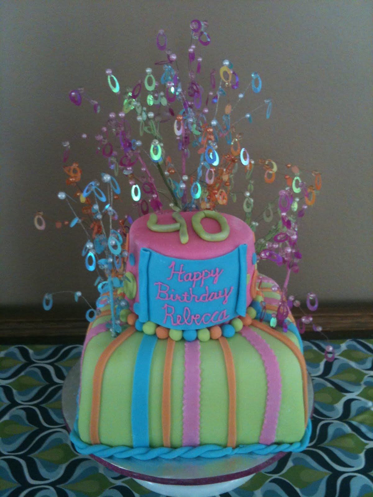 Blinged Out Birthday Cakes