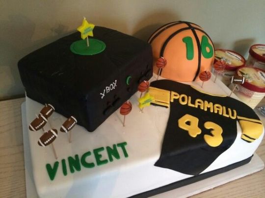 Boy 16th Birthday Cake