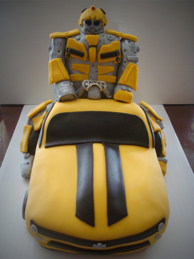 Bumblebee Transformer Cake Ideas