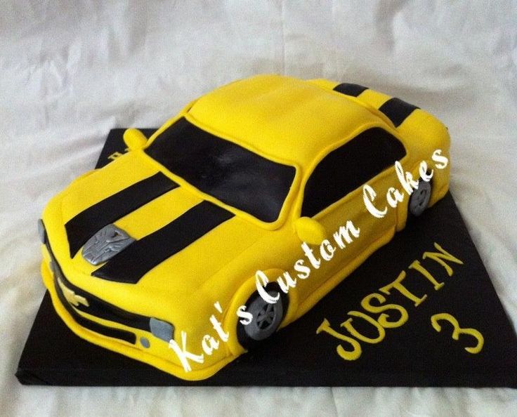 Bumblebee Transformer Cake Ideas