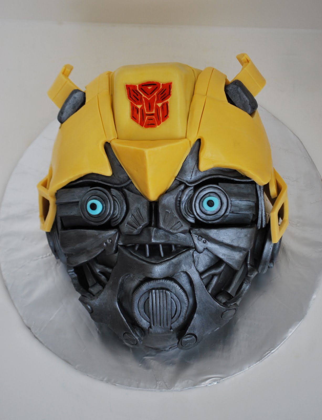 Bumblebee Transformer Cake