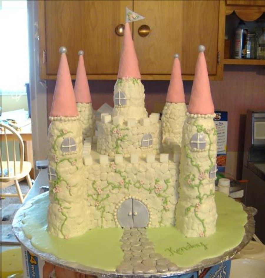 Buttercream Castle Cake