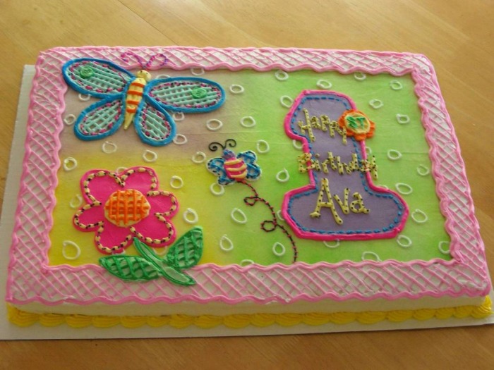 Butterfly Birthday Sheet Cakes