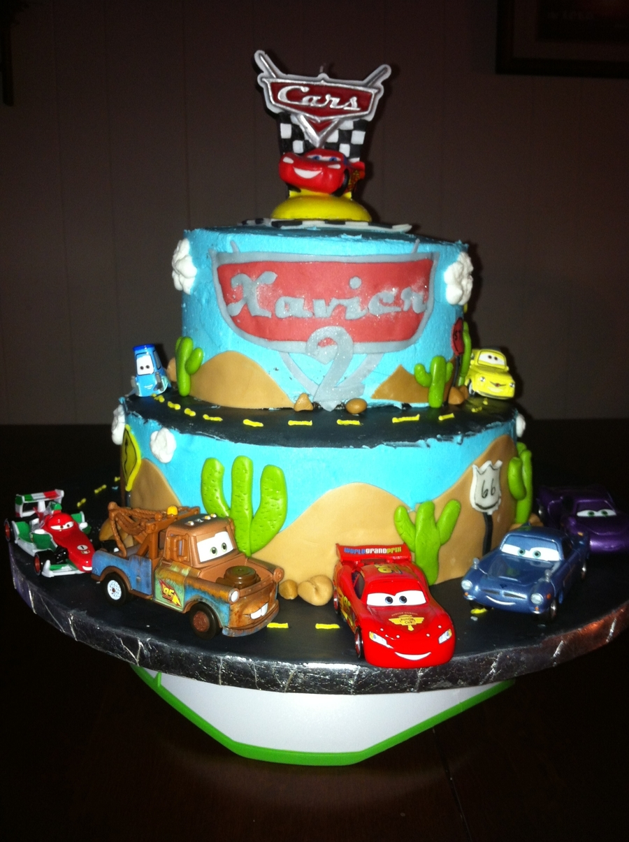 Cars 2 Birthday Cake