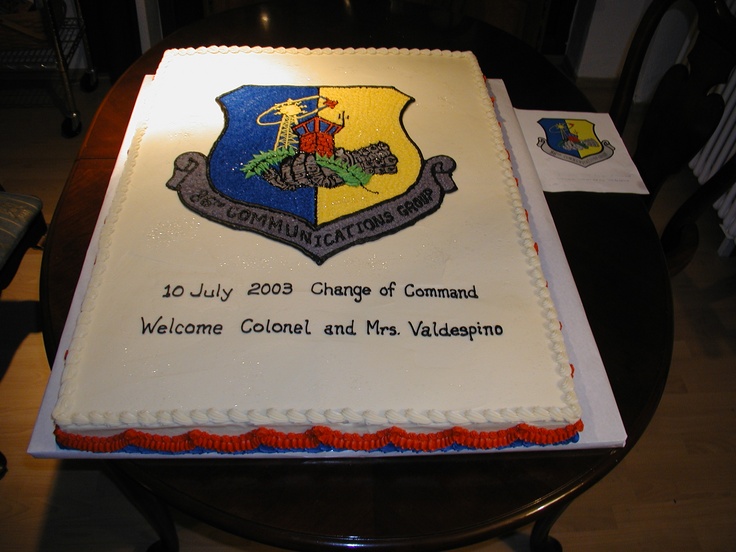 Change of Command Cake Ideas