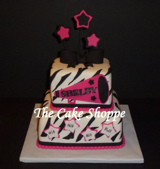 11 Photos of Cheerleading Birthday Theme Cakes With