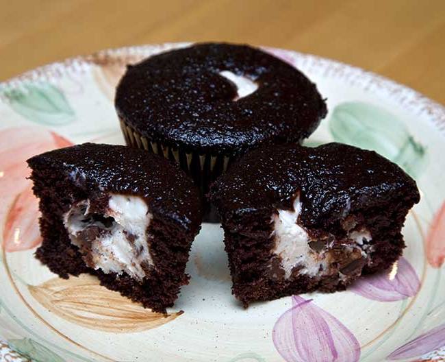 Chocolate Cupcake with Filling Recipes