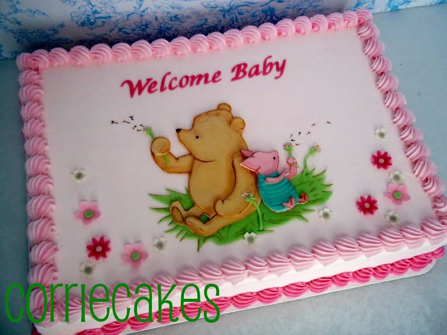 9 Photos of Baby Sheet Cakes Classic