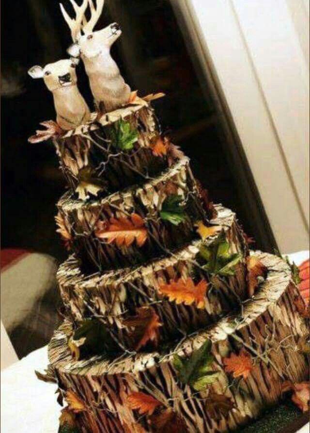 12 Deer Hunting Wedding Cakes Designs Photo Camo Wedding Cake