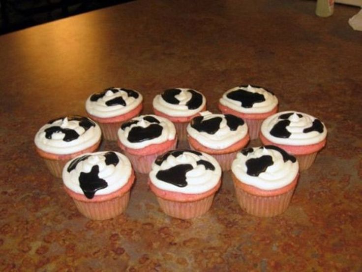 Cow Cupcake