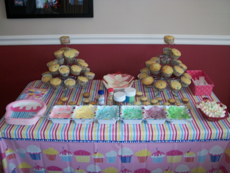 Cupcake Birthday Party Bar