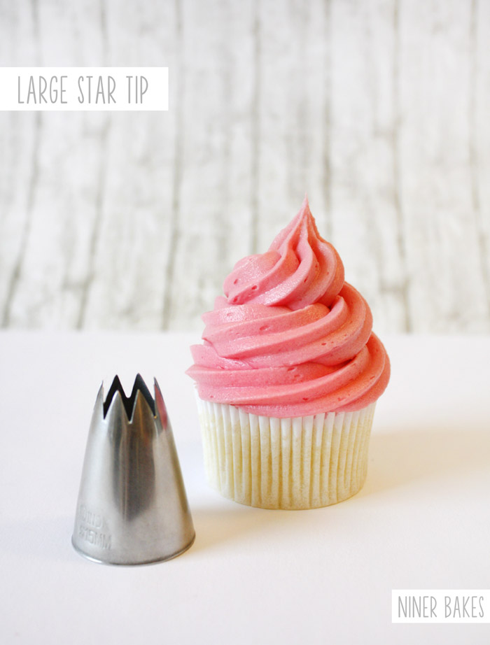 Cupcake Frosting Piping Tips