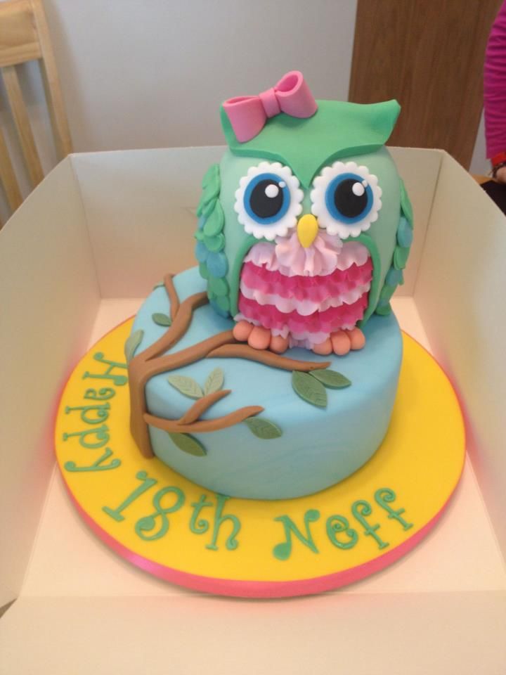 12 Photos of Becca Name On It With The Owl Cakes