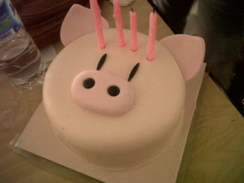 Cute Pig Cake