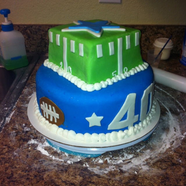 Dallas Cowboy Chocolate Cake