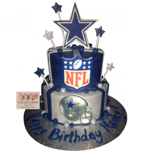 Dallas Cowboys Happy Birthday Cake