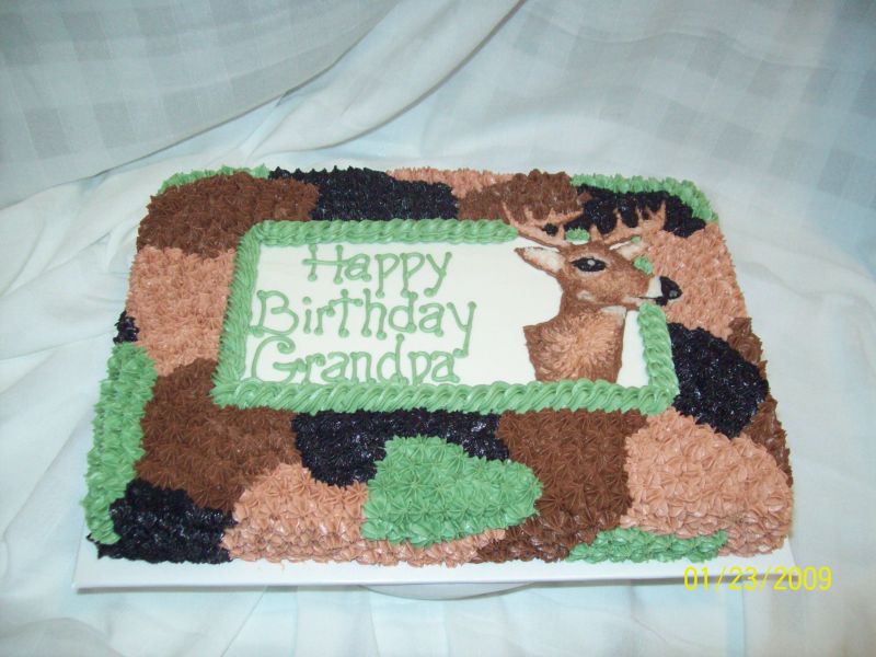 Deer Birthday Cake