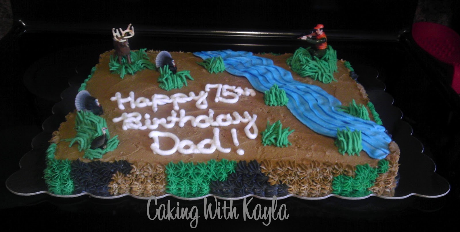 Deer Hunting Birthday Sheet Cakes