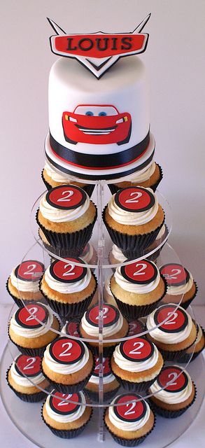 Disney Cars Cupcake Cake