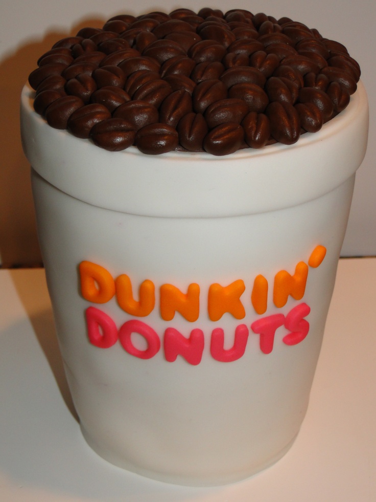 Dunkin' Donuts Birthday Cake