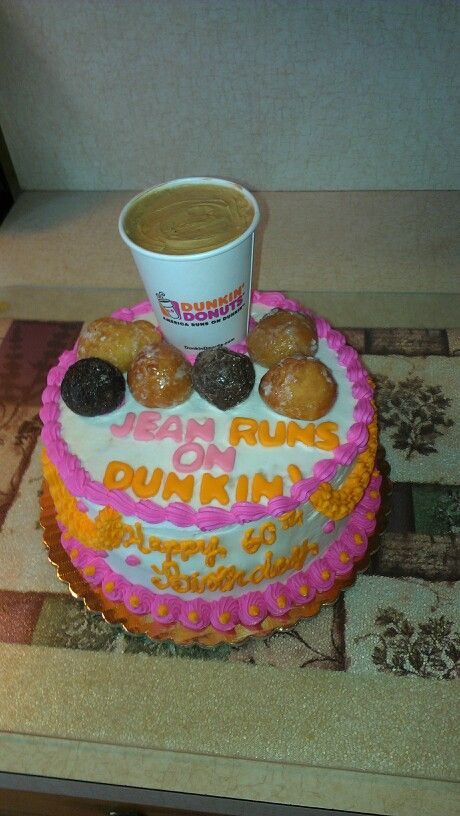 Dunkin' Donuts Cake