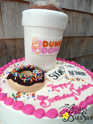 10 Dunkin' Donuts Birthday Cakes Photo - Dunkin' Donuts Birthday Cake ...