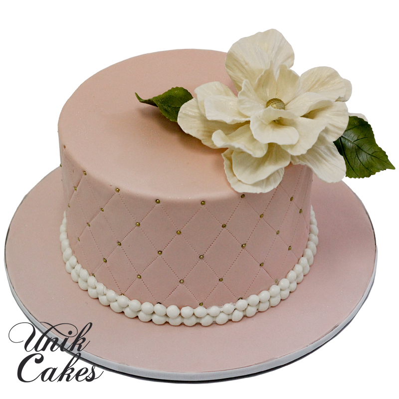 Elegant Birthday Cakes with Flowers