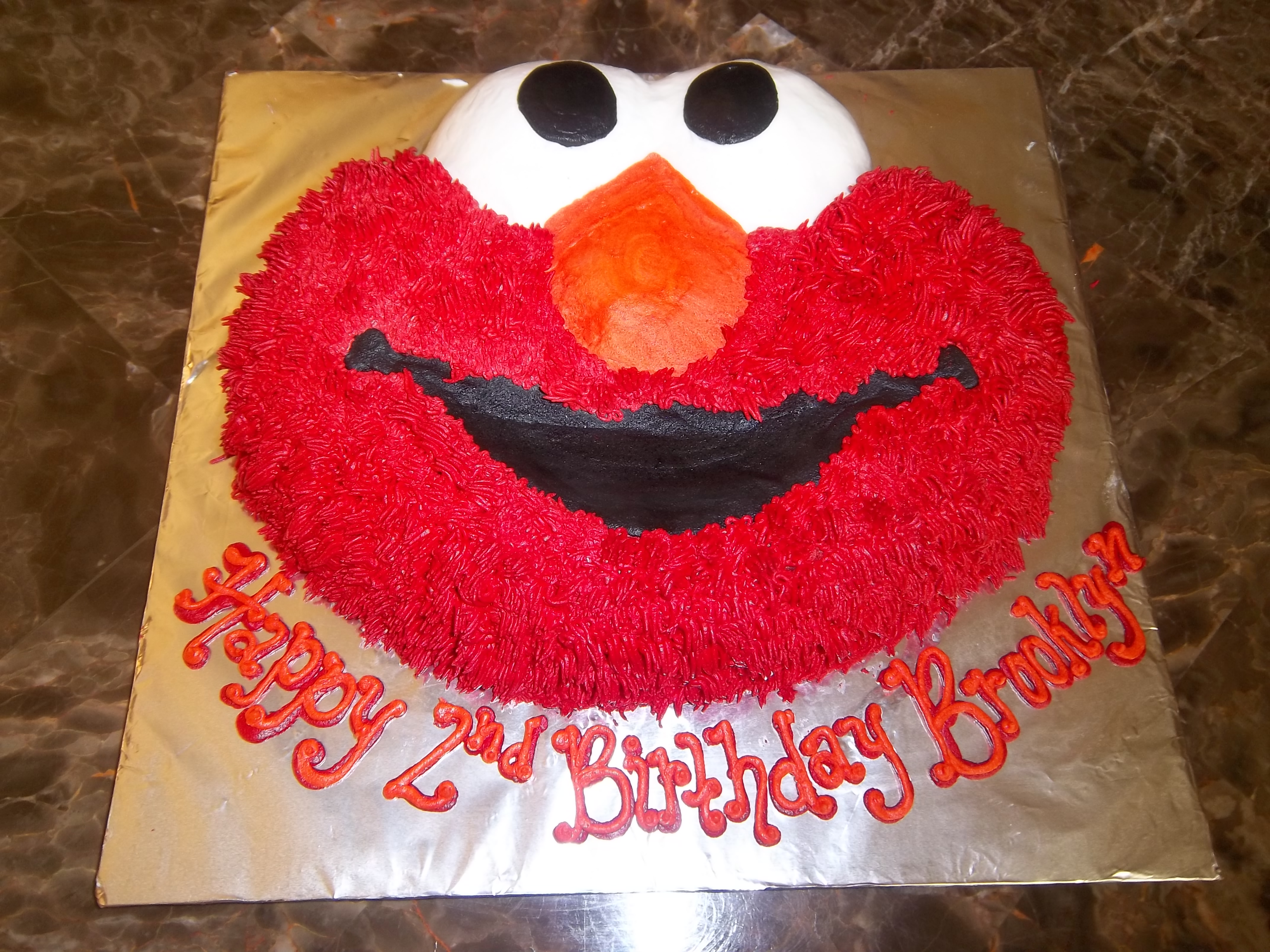 Elmo Buttercream Cakes