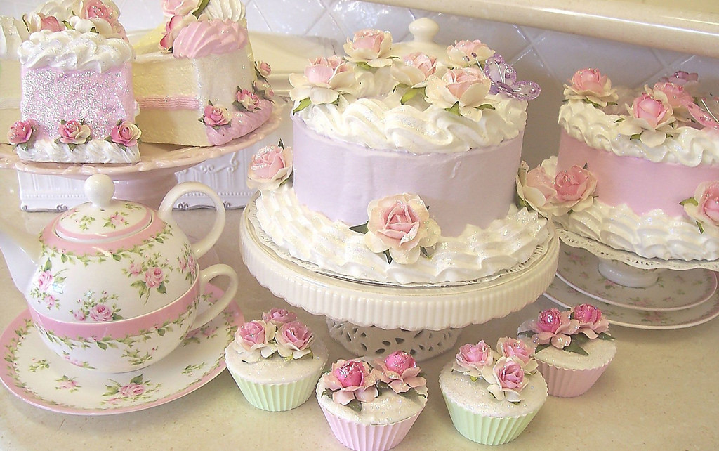 Fake Cake Shabby Chic Kitchens