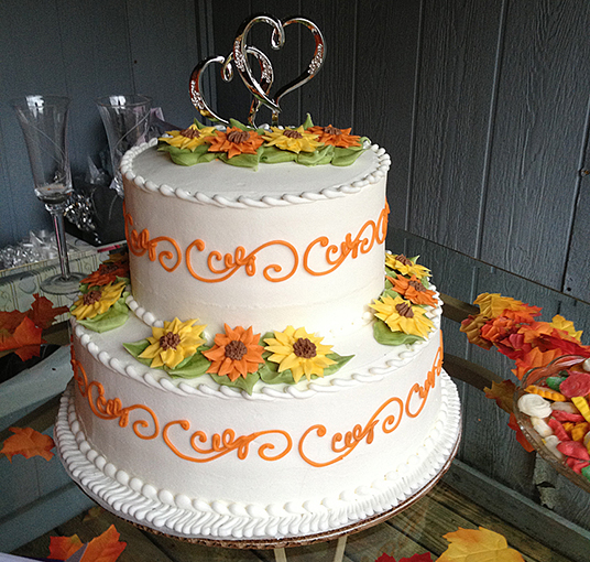 Fall Wedding Cake