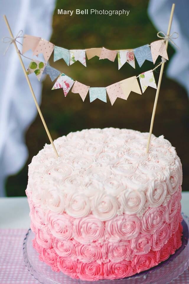 Floral Baby Shower Cake