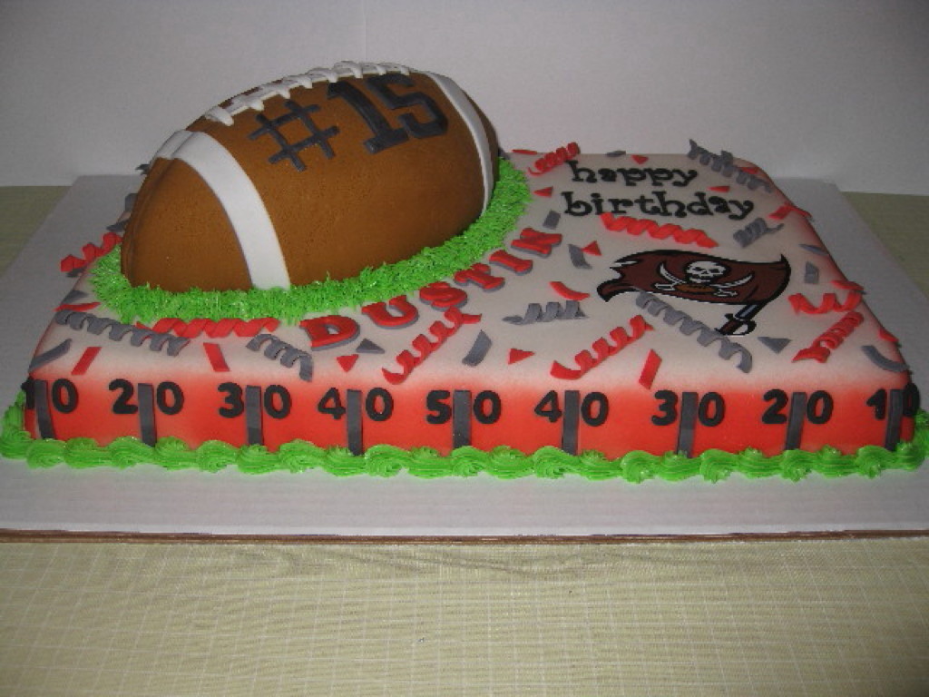 Football Birthday Cake