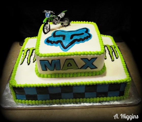 Fox Racing Birthday Cake