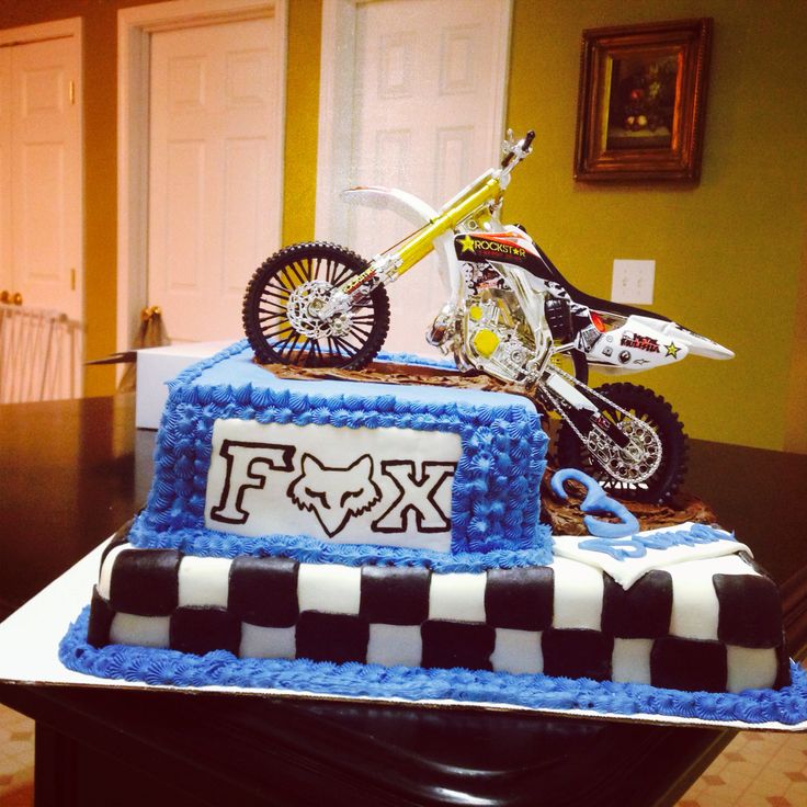 13 Photos of Fox Racing Dirt Bike Cakes