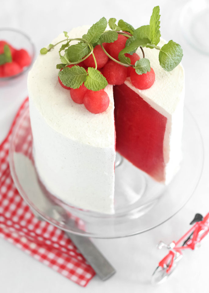 Fresh Watermelon Cake